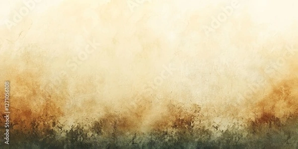 Fototapeta Soft Earth Tones Gradient with a Grainy Texture, Generative AI