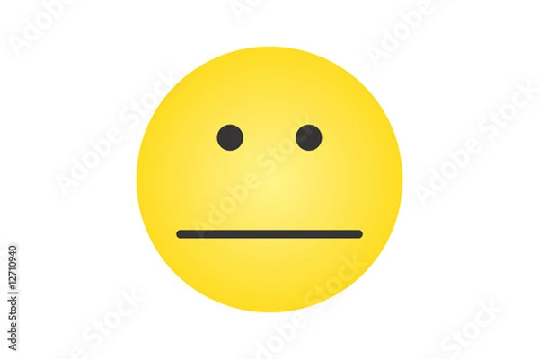Obraz Unschlüssiger Smiley