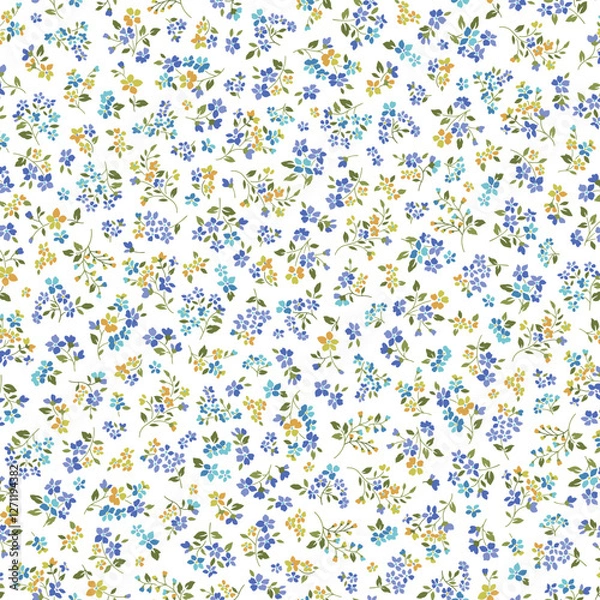 Obraz Beautiful floral pattern perfect for textile design,