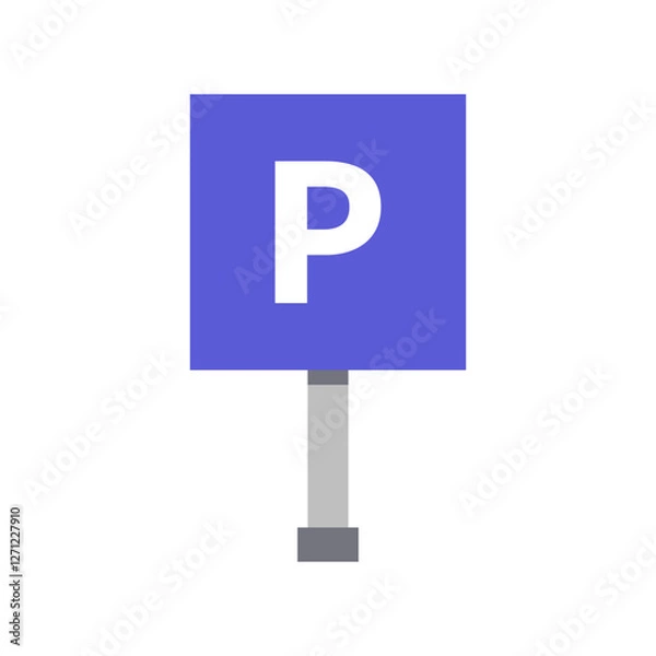 Obraz Parking icon vector illustration