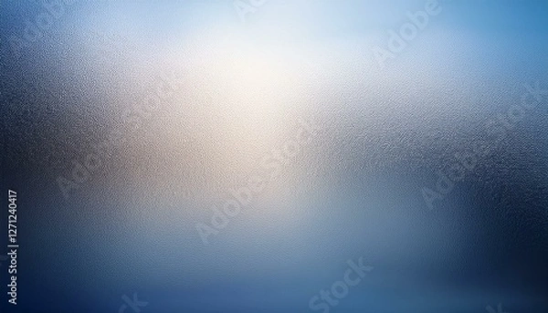 Fototapeta  A frosted glass effect with soft gradients and light refractions