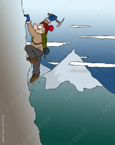 Obraz Mountain Climber