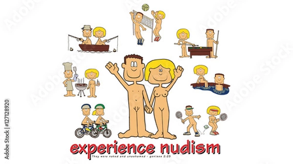 Fototapeta Experience Nudism