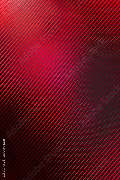 Obraz Abstract red gradient background with diagonal lines, creating a dynamic visual effect