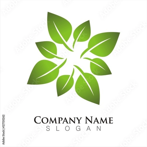 Obraz eco friendly logo