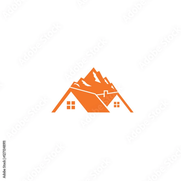 Obraz premium vector house logo design