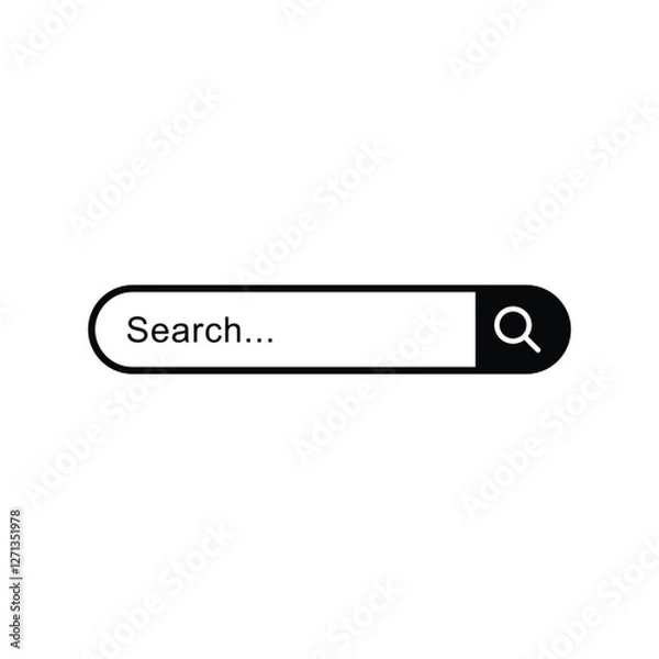Obraz search icon vector