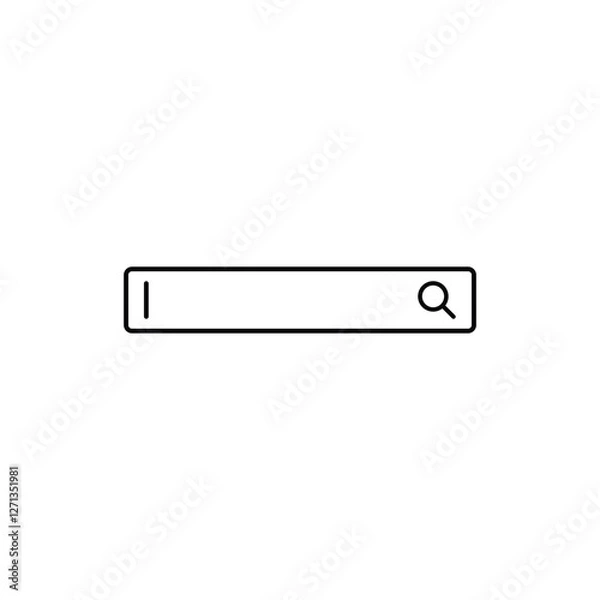 Obraz search icon vector