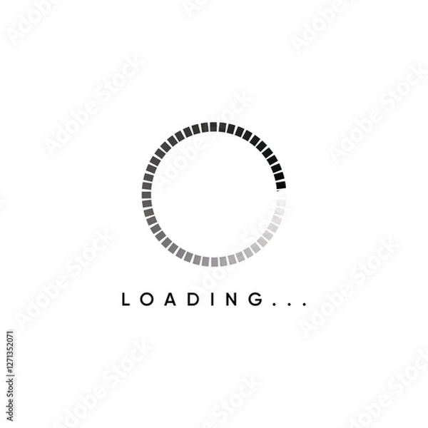 Obraz loading icon vector
