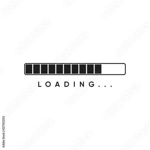 Obraz loading icon vector