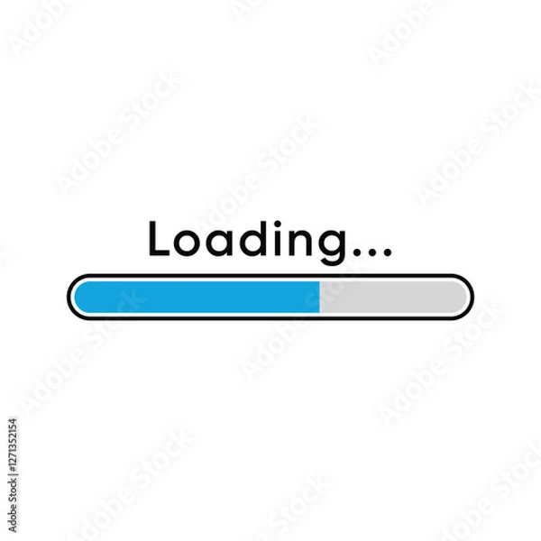 Obraz loading icon vector
