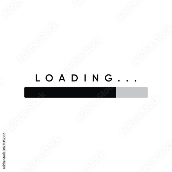 Obraz loading icon vector