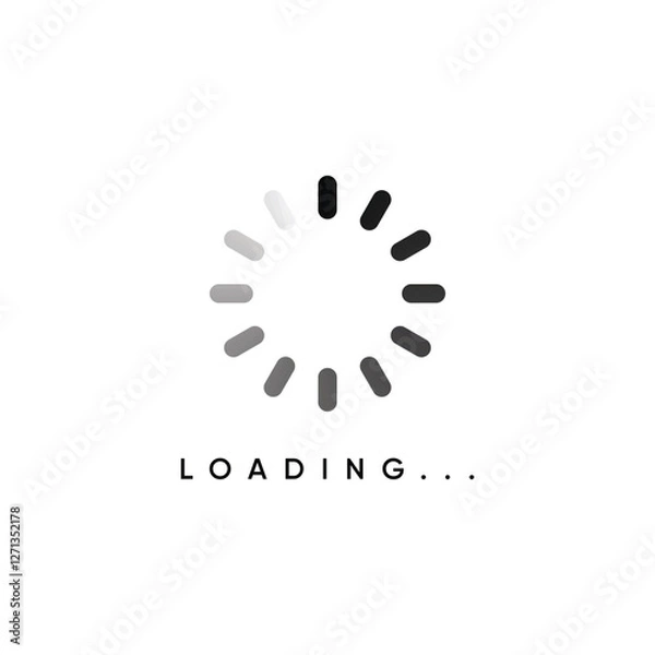 Obraz loading icon vector
