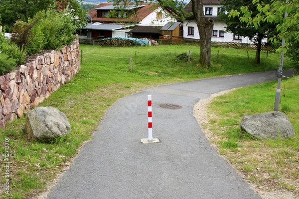 Obraz Durchfahrt verboten