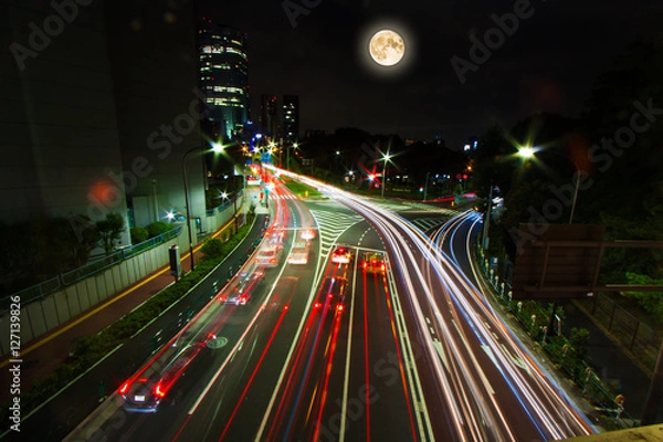 Obraz Moon Lights City Lights