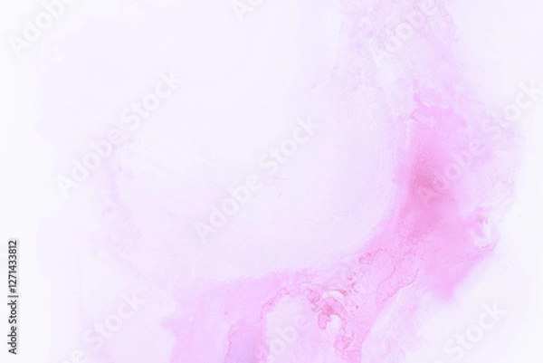 Obraz A soft pink backdrop with fluid patterns inspired by Thailand's artistic heritage.