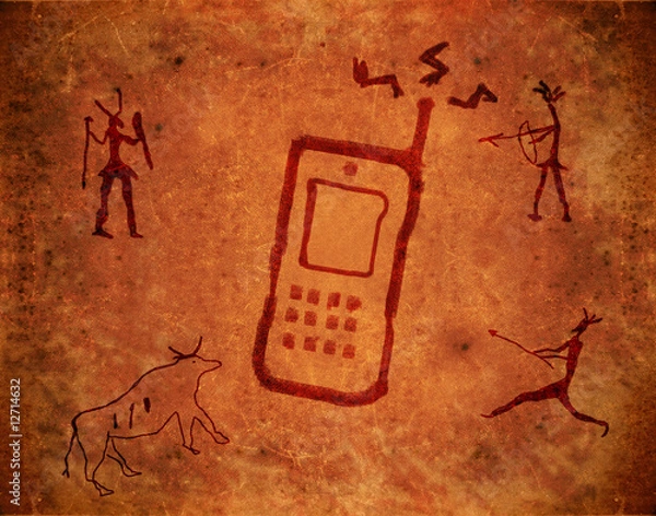 Obraz prehistoric paint