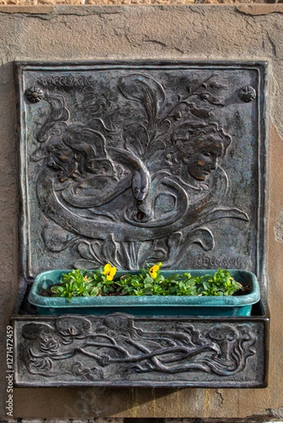 Obraz The Witches Well in Edinburgh, Scotland