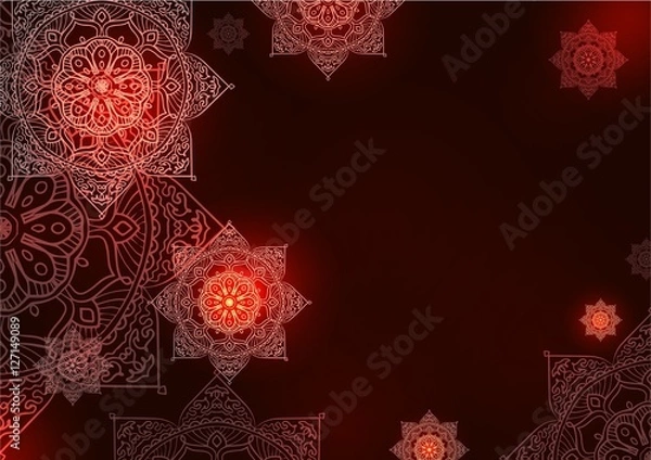 Fototapeta mandala background pattern