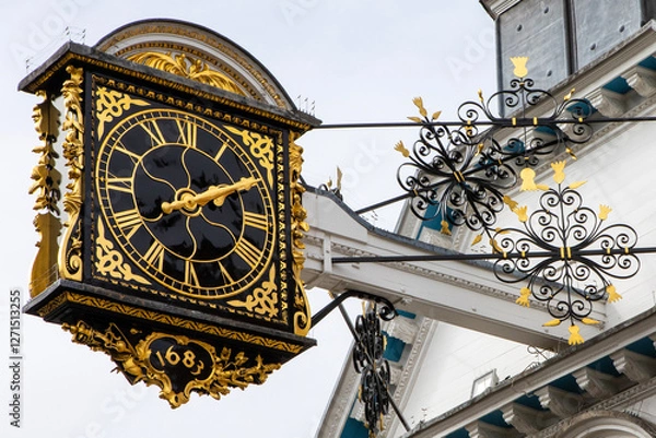 Obraz Clock of Guildford Guildhall in Surrey, UK