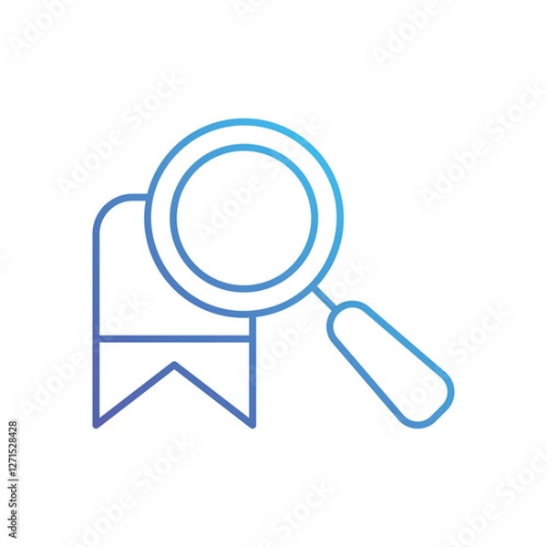 Fototapeta Seo Book vector icon