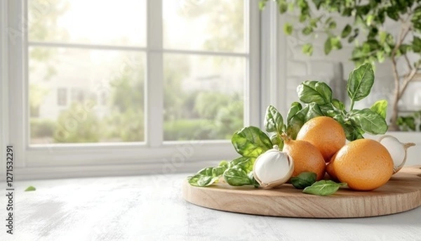 Fototapeta Discover delicious and nutritious meal prepping ideas in your home kitchen Get inspired by fresh fruits, vibrant vegetables, and leafy greens for healthy meals made easy Learn simple techniques to