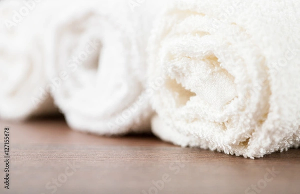 Obraz neatly folded towels