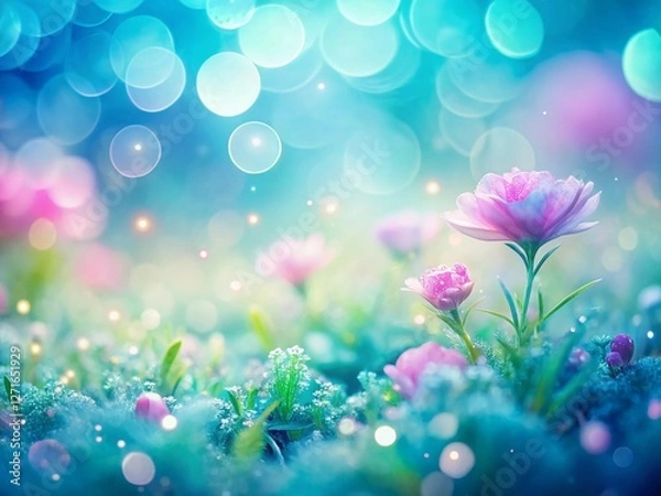 Fototapeta Calming Textured Background: Soft Hues & Subtle Patterns Macro Photography