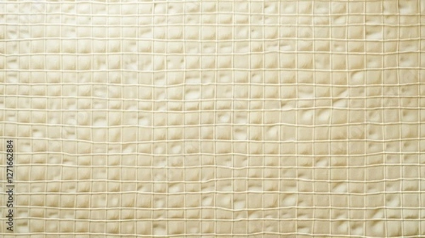 Fototapeta Textured beige background with a subtle grid pattern, suitable for design projects and presentations