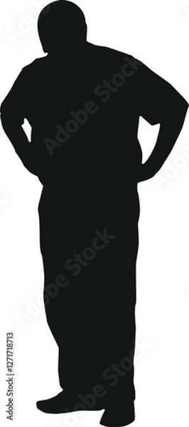 Obraz Vector de hombre. de pie