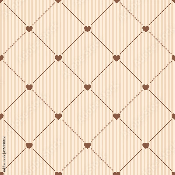 Obraz Hearts Seamless Pattern