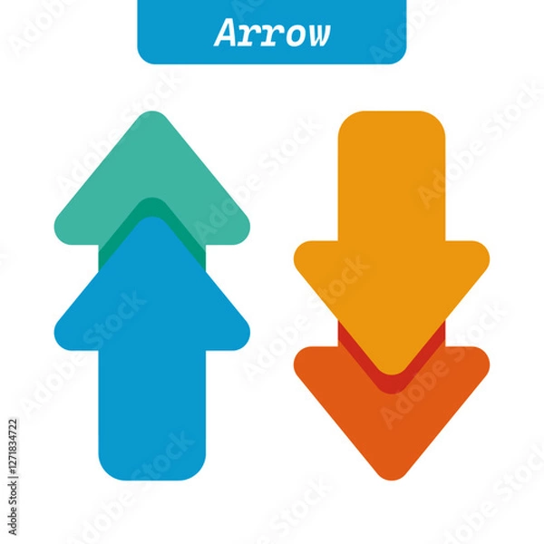 Obraz Arrow symbol vector design art