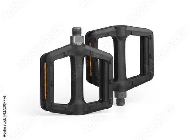 Obraz Bicycle pedals isolated on white background