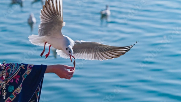 Obraz Seagulls on the water surface