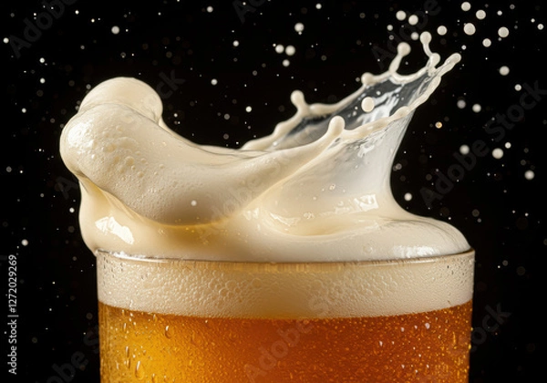 Obraz グラスに注がれた生ビール