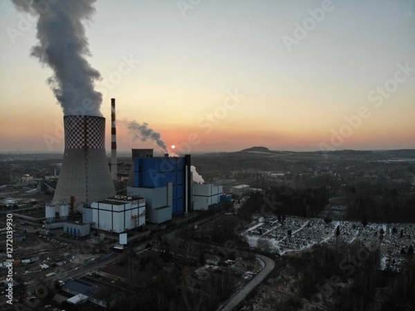 Fototapeta created by dji camera