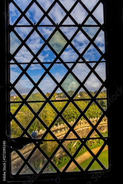 Obraz castle glass window