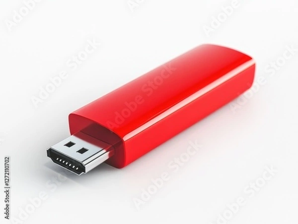 Obraz USB Stick in Red Case