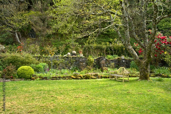 Obraz Scotland landscape in early spring