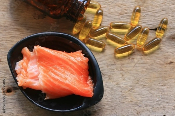 Obraz Kapsułki oleju rybnego