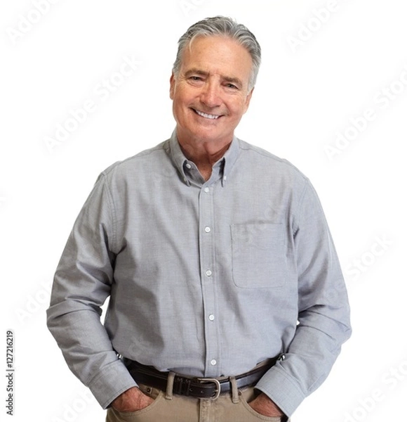 Obraz Senior man portrait.