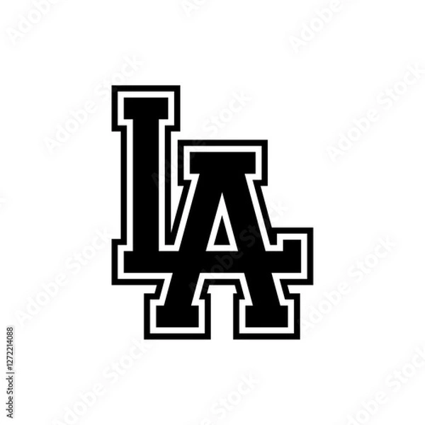 Fototapeta LA Outline 2