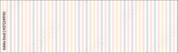 Obraz Striped pastel pattern, light color lines background vector illustration