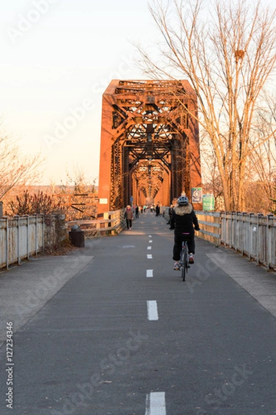 Obraz A bike ride through time