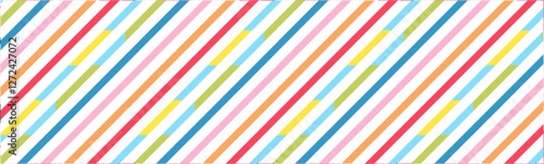 Obraz  Abstract colorful lines background vector illustration