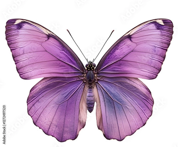 Fototapeta A Colorful Butterfly – Top View with Left-Right Symmetry