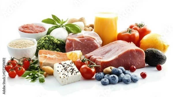 Fototapeta たくさんの食材