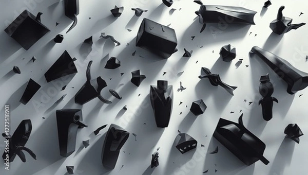 Obraz abstract metal background