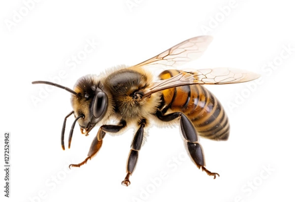 Fototapeta bee isolated on transparent background