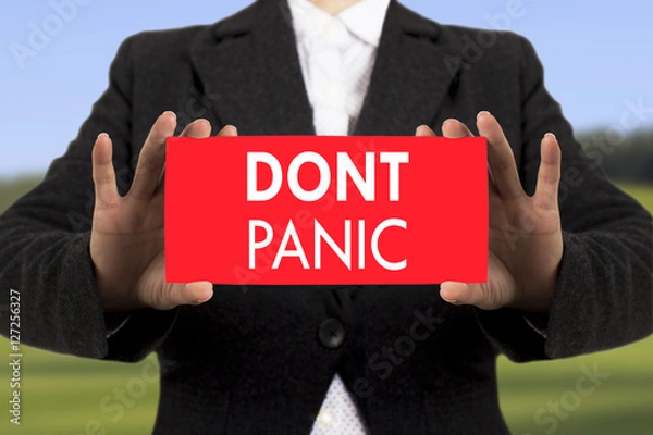 Obraz dont panic